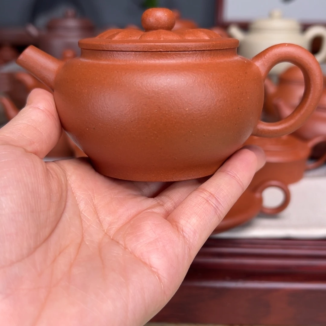 紫砂茶壶宝山红泥180