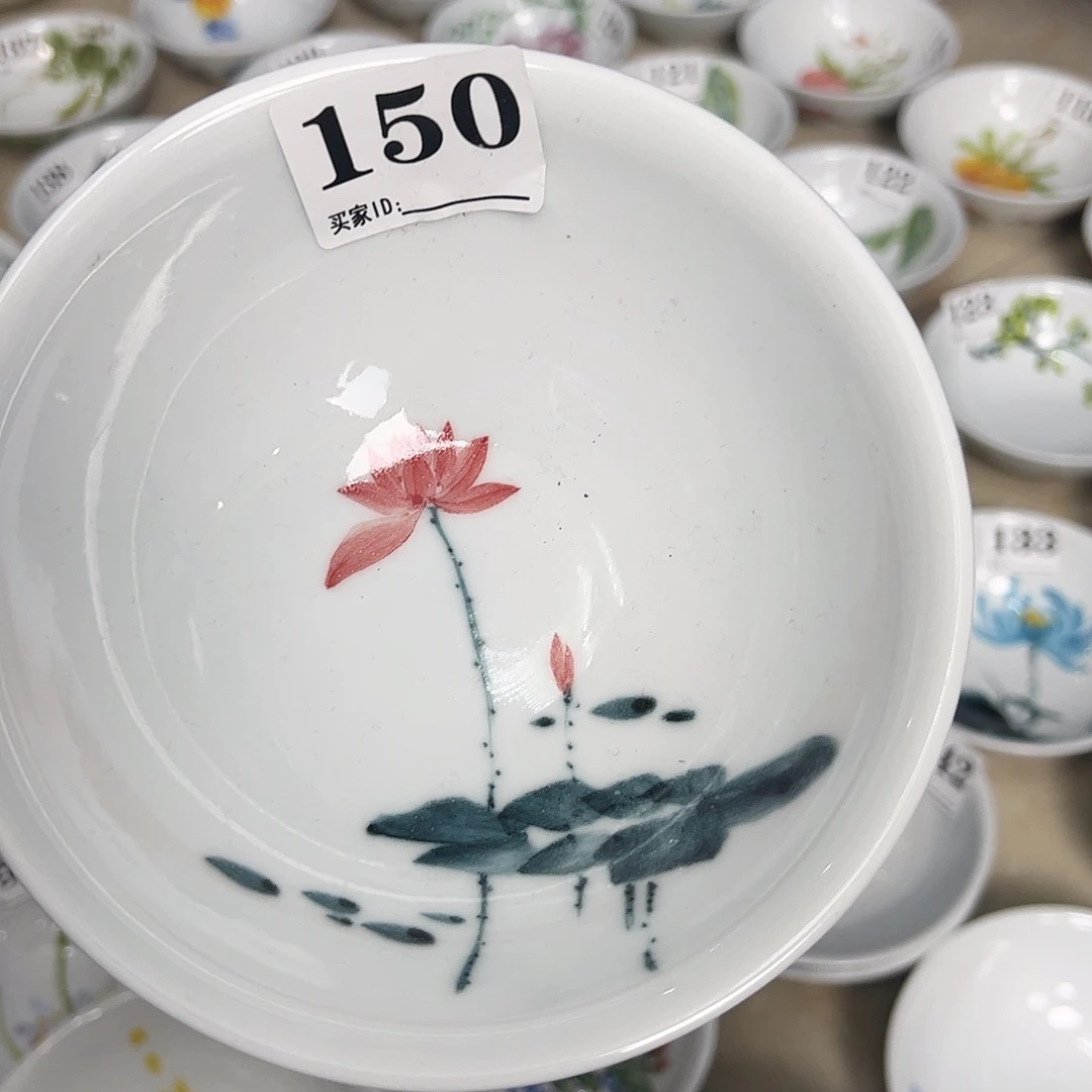 瓷片景德镇陶瓷手工手绘制作