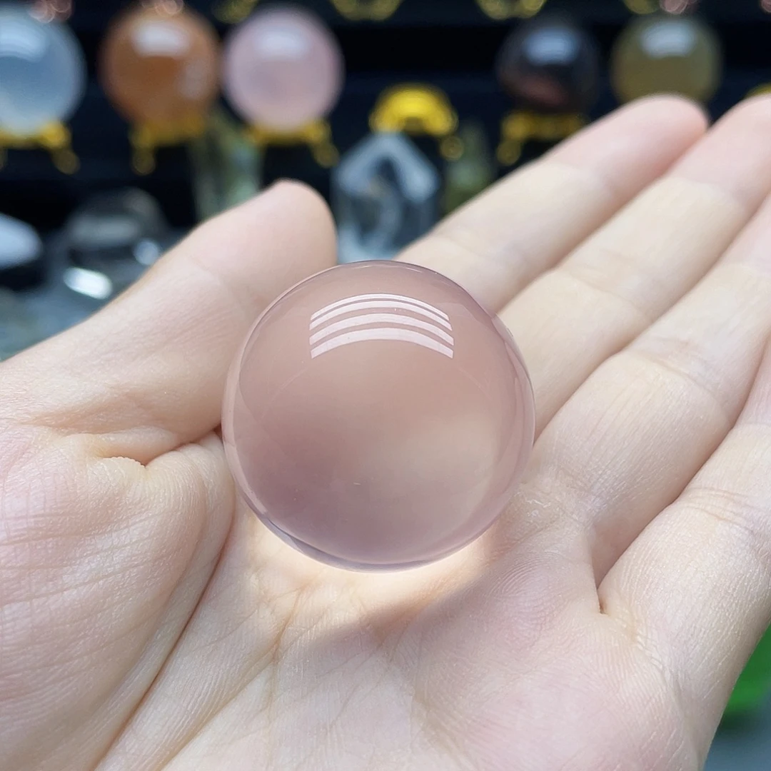 未镶嵌珠宝半成品水晶莫桑比克纯净体30.1mm