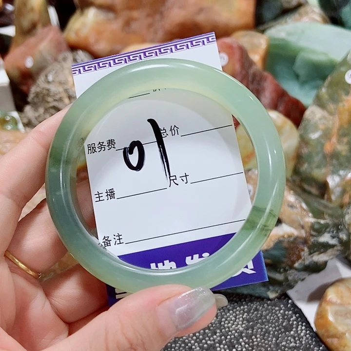 @***7透闪石-蛇纹石玉未镶嵌透闪石