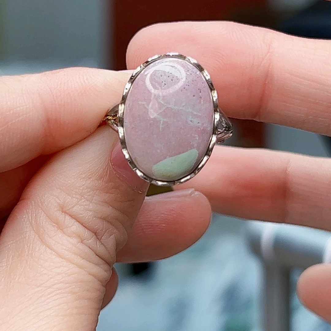 绿松石珠宝奇石银S925镶嵌