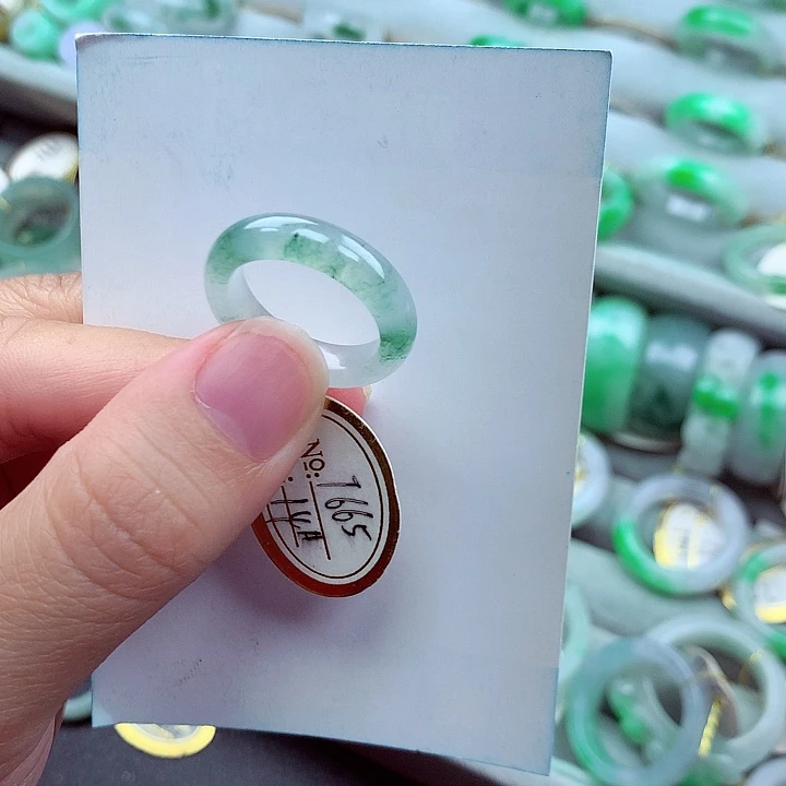 翡翠未镶嵌戒指14号