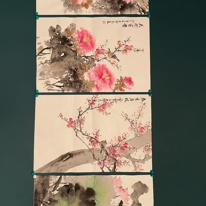 国画云老师画作画作