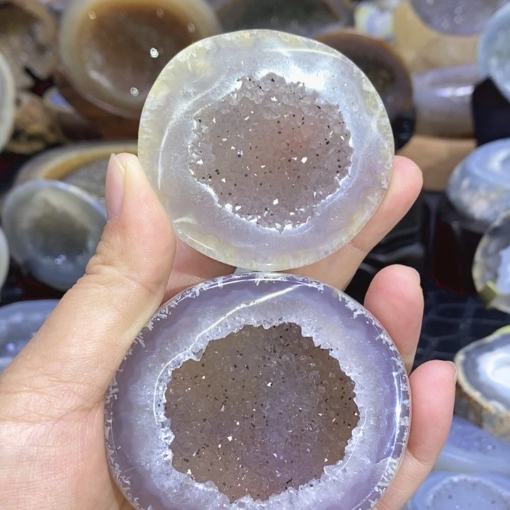 未镶嵌珠宝半成品水晶可****格聚宝盆