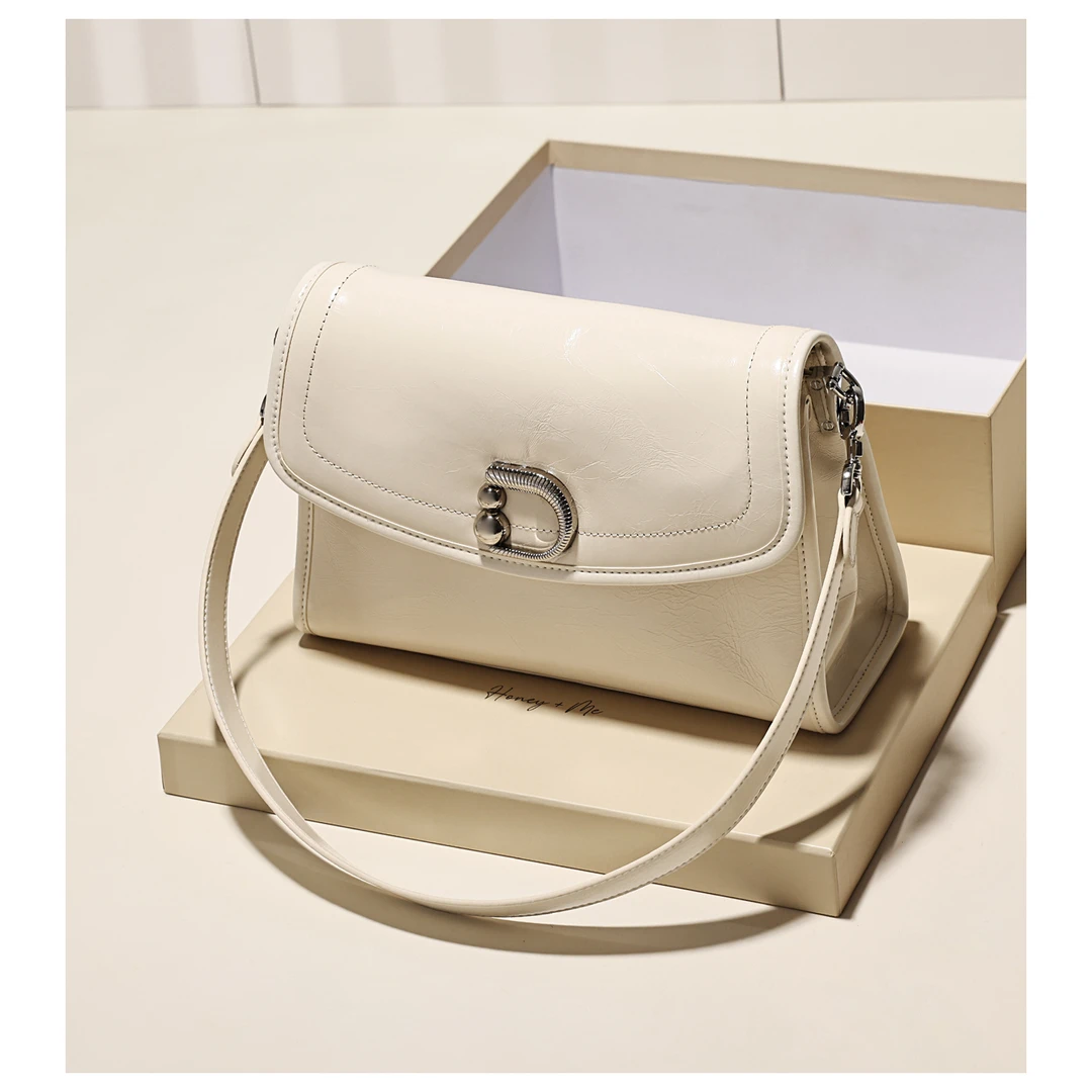 GXFMOD原创设计复古百搭真皮腋下包女2025新款小众简约通勤斜挎包