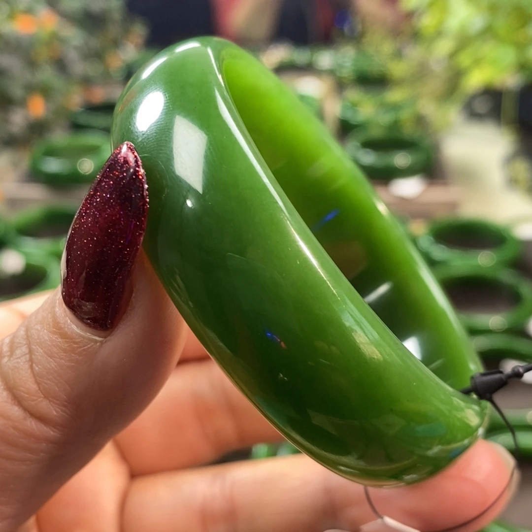 和田玉（碧玉）手镯未镶嵌萧**水