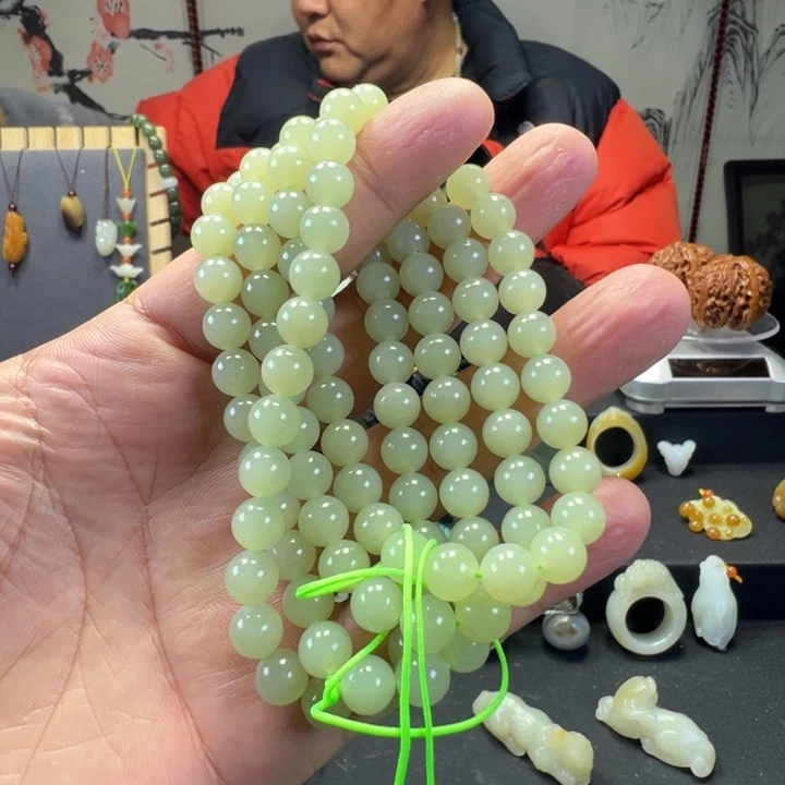 和田玉未镶嵌项链