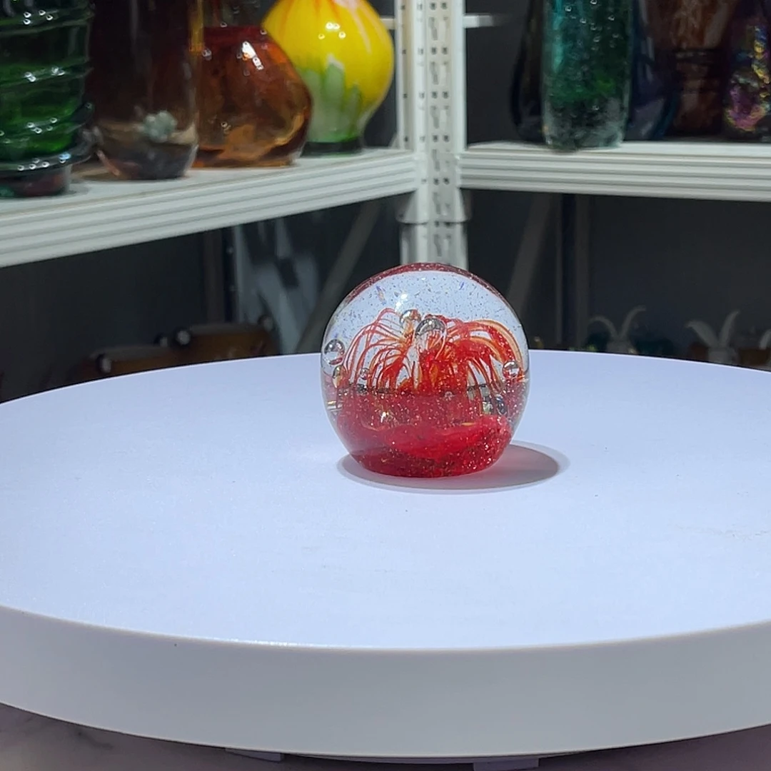 琉璃红色烟花球…………………………