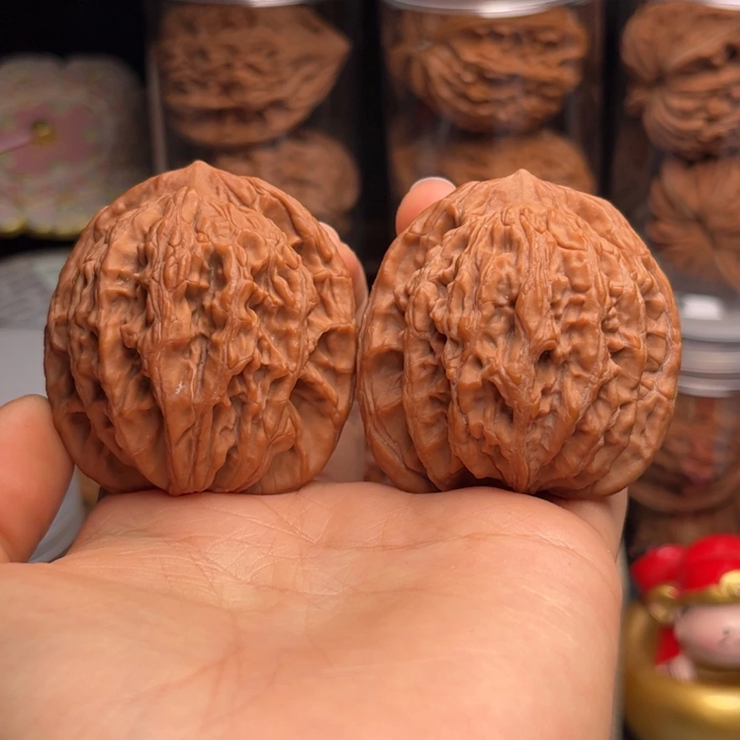 把件文玩核桃麦穗虎头五爪全品 45 高庄