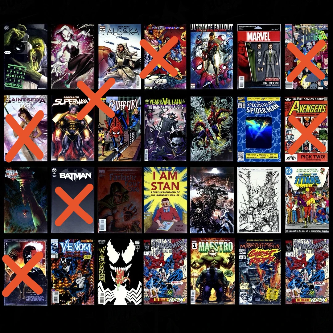 美漫 欢乐618全图鉴 纸质封面 直播间代拆 未成年人勿拍