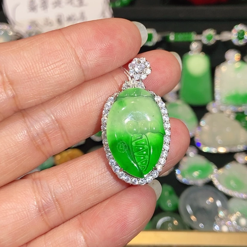 【闪购商品】颈饰未镶嵌翡翠天然翡翠