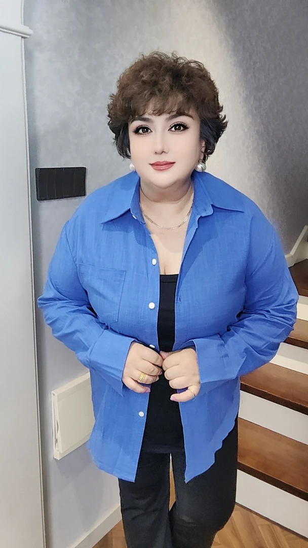 2025女士纽扣四季通用防晒衣衬衫成人薄款休闲户外修身正肩