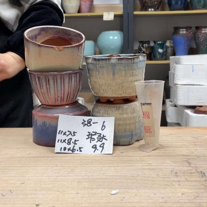 紫砂花盆小****z多肉花盆微瑕6