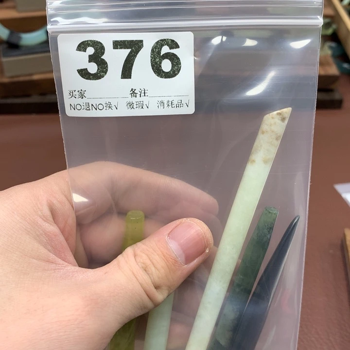 蛇纹石玉发饰合金花****、