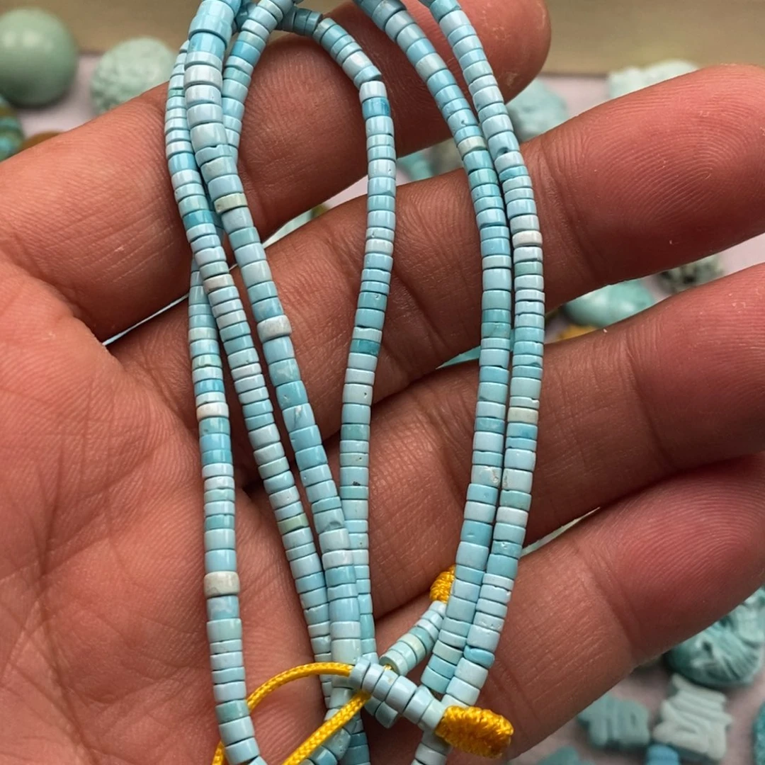 绿松石未镶嵌珠宝半成品