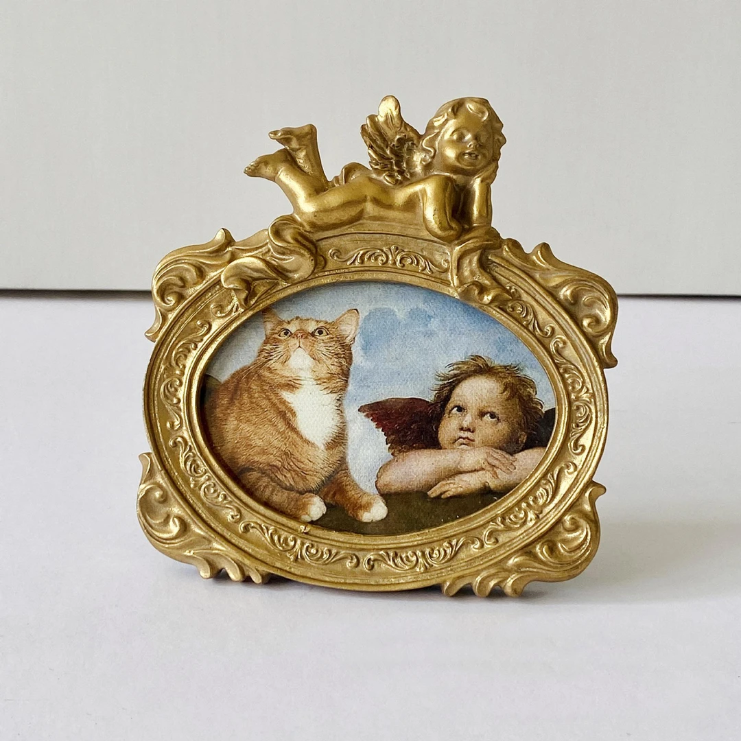 批发复古金巴洛克树脂相框桌面摆件欧式油画框背景墙装饰组合挂画