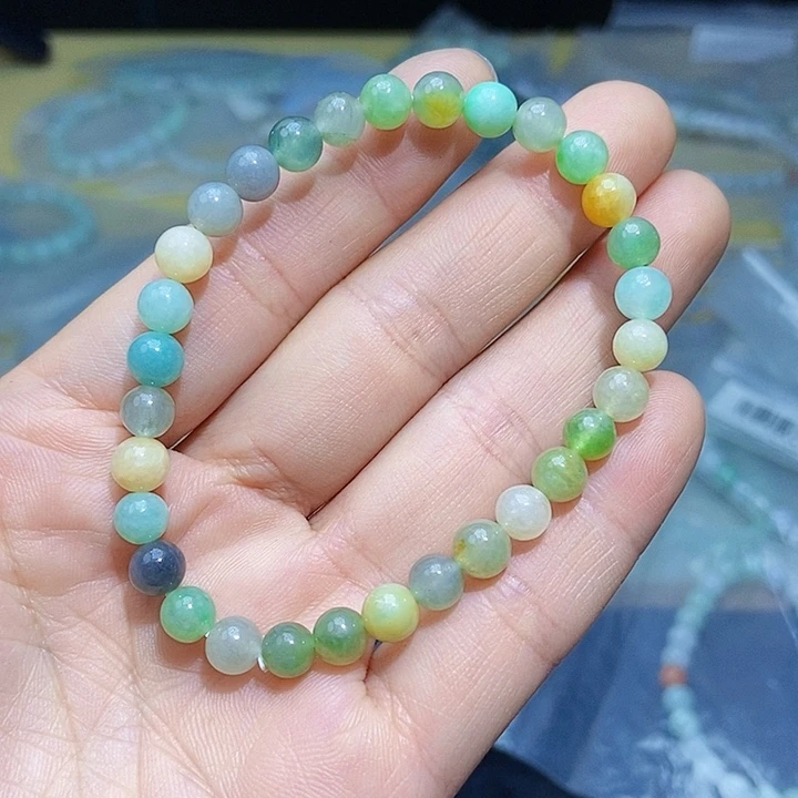 未镶嵌定制翡翠缅甸翡翠A货手串