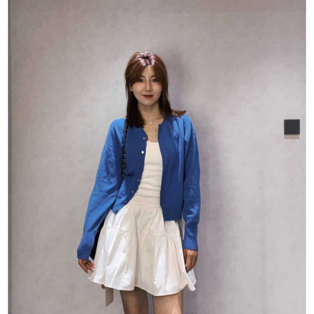 圆领韩系百搭开衫