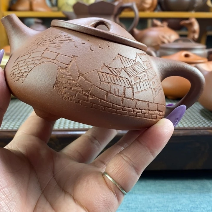 我***大茶壶紫砂原矿紫砂壶系列产品
