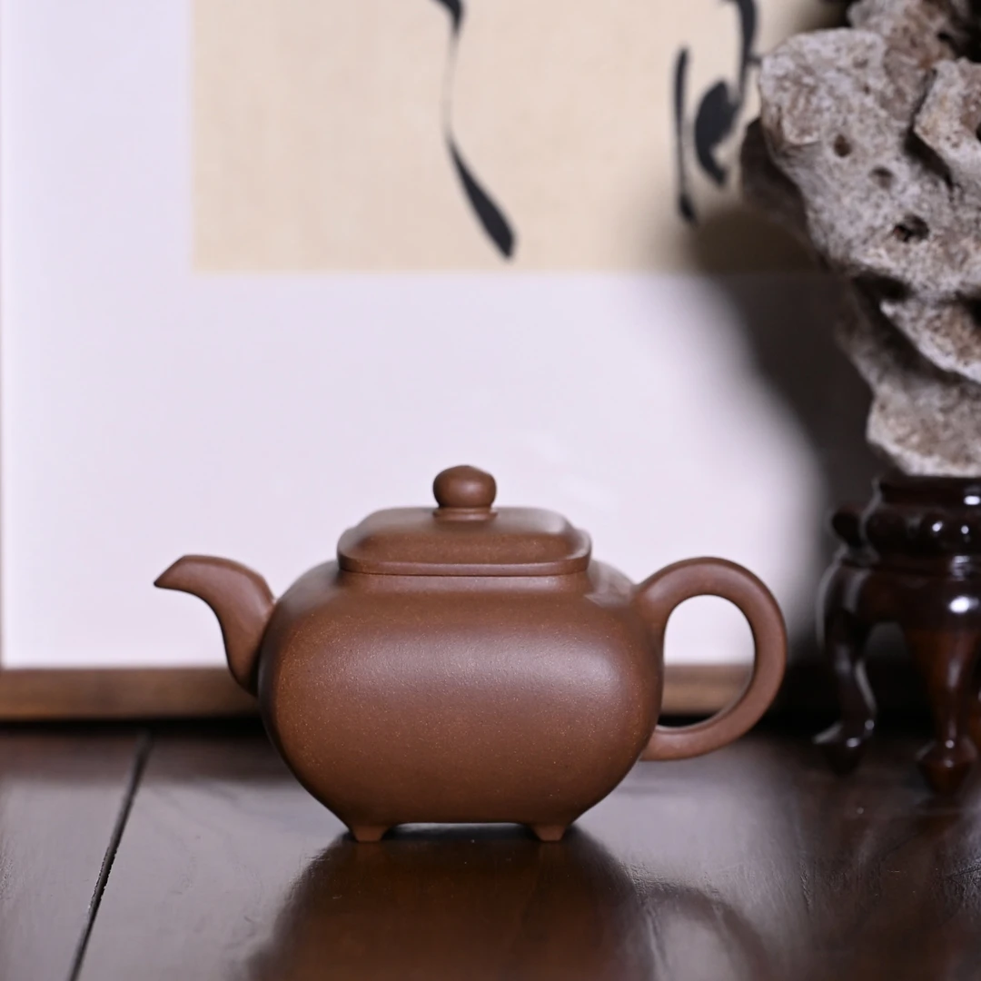 四方传炉 全手工制作 黄龙山原矿老段泥 容量280ml