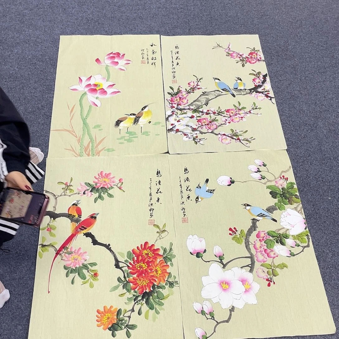 国画作品小姐姐放漏…