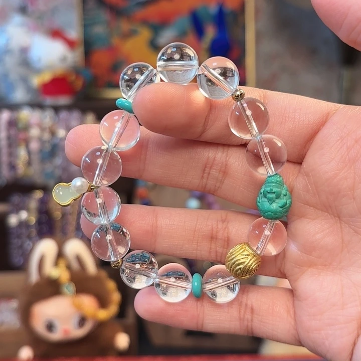 水晶手链未镶嵌白水晶