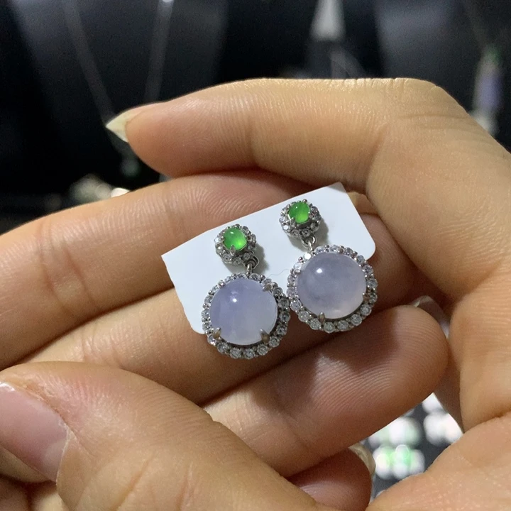 翡翠银S925镶嵌戒指