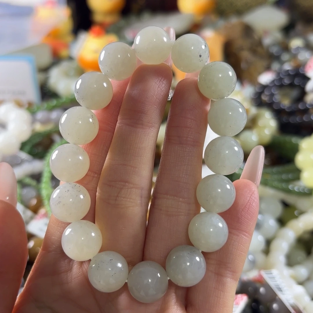 和田玉未镶嵌手串333