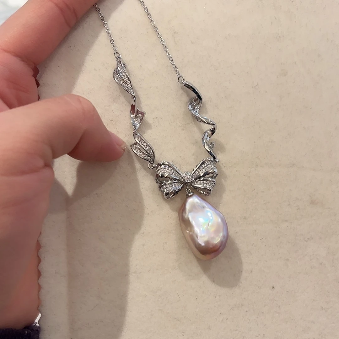 淡水珍珠耳饰合金