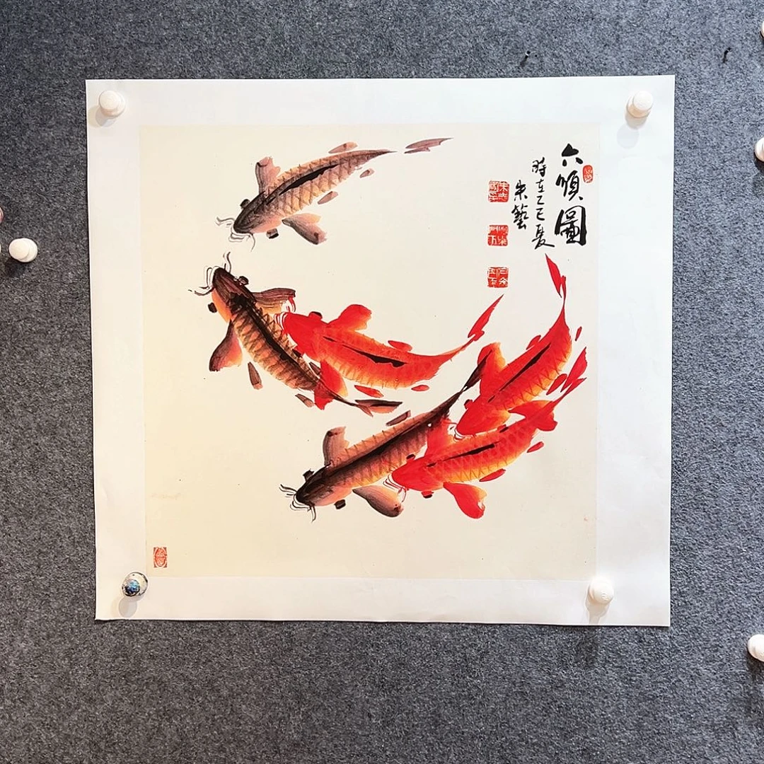 国画纯手绘原创画心