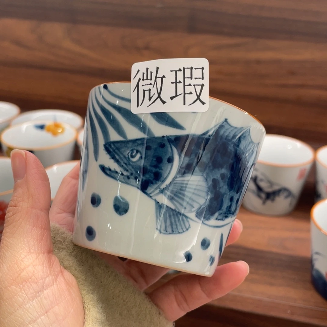 微瑕釉下彩纯手绘