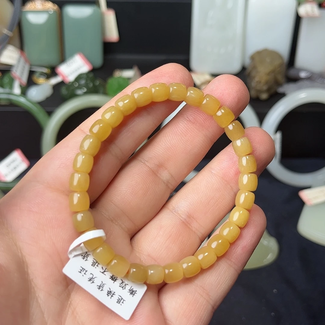 和田玉未镶嵌手链20