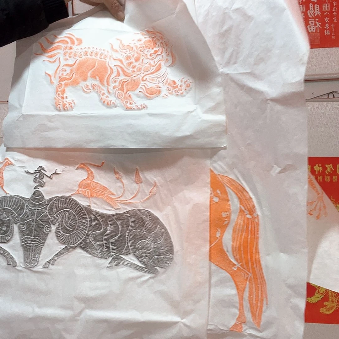 拓石记拓片共计五张