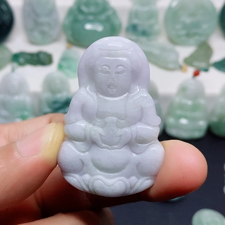 翡翠未镶嵌颈饰吊坠