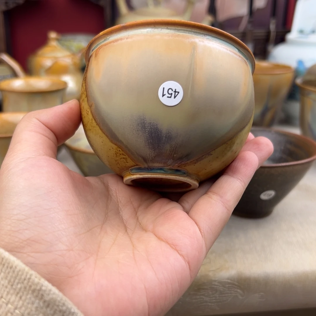 杯纯手工柴烧主人杯