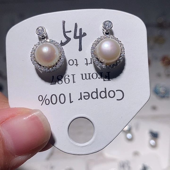 淡水珍珠未镶嵌耳饰