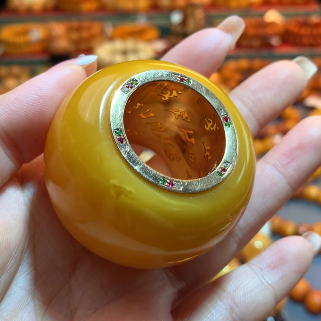 【闪购商品】蜜蜡未镶嵌戒圈蜜蜡戒圈