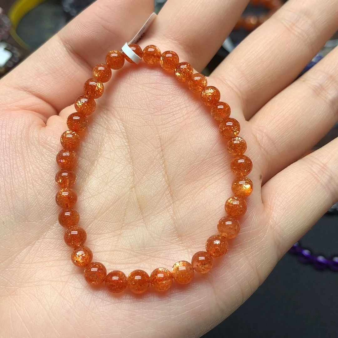 日光石手串未镶嵌手链