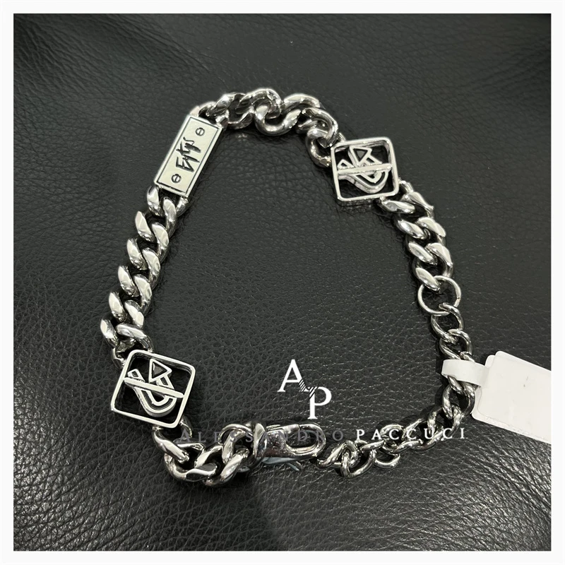 合金项链 洛哥17245X设计感爆品钛钢中性风手链女士