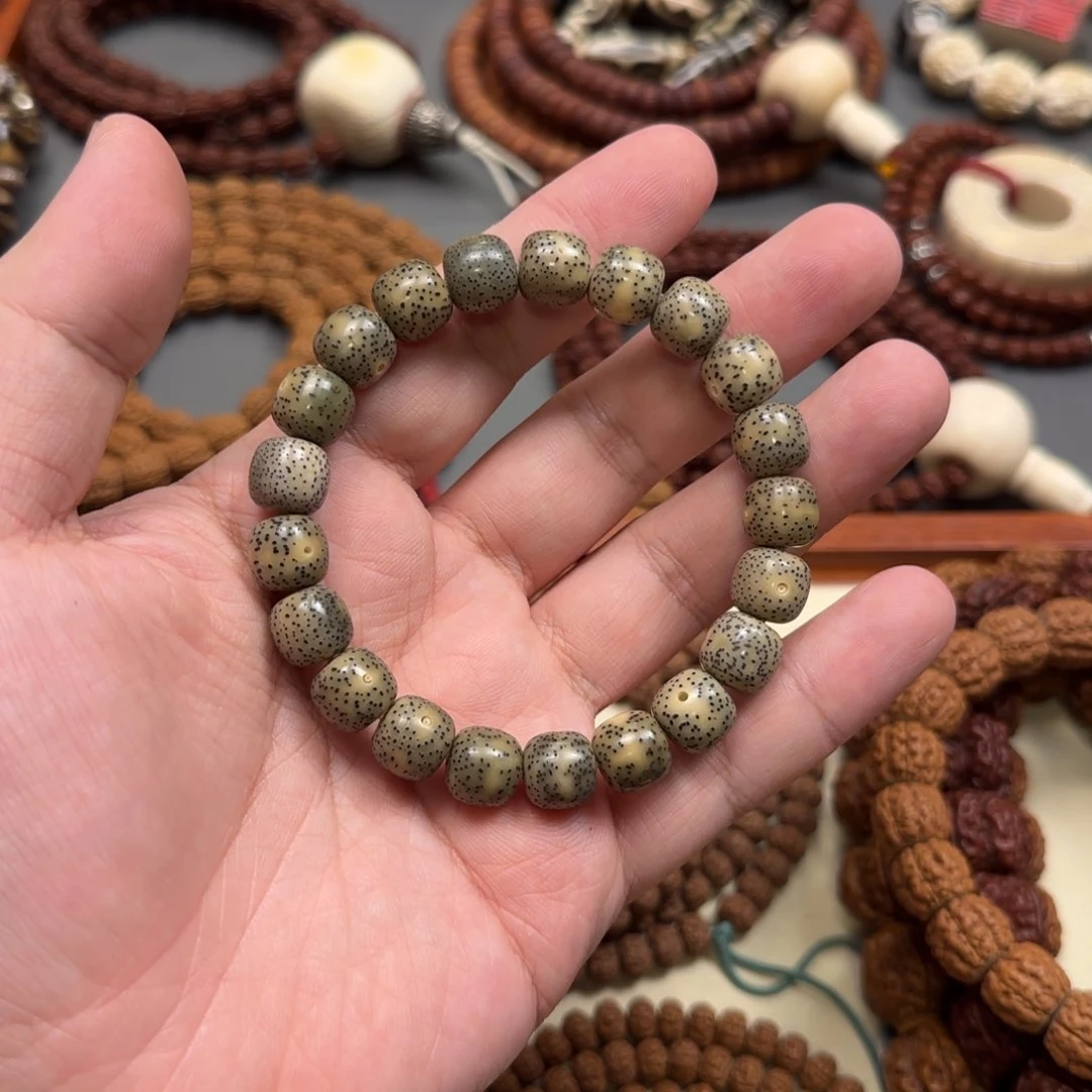 星月菩提手串笙*11×10石玉料