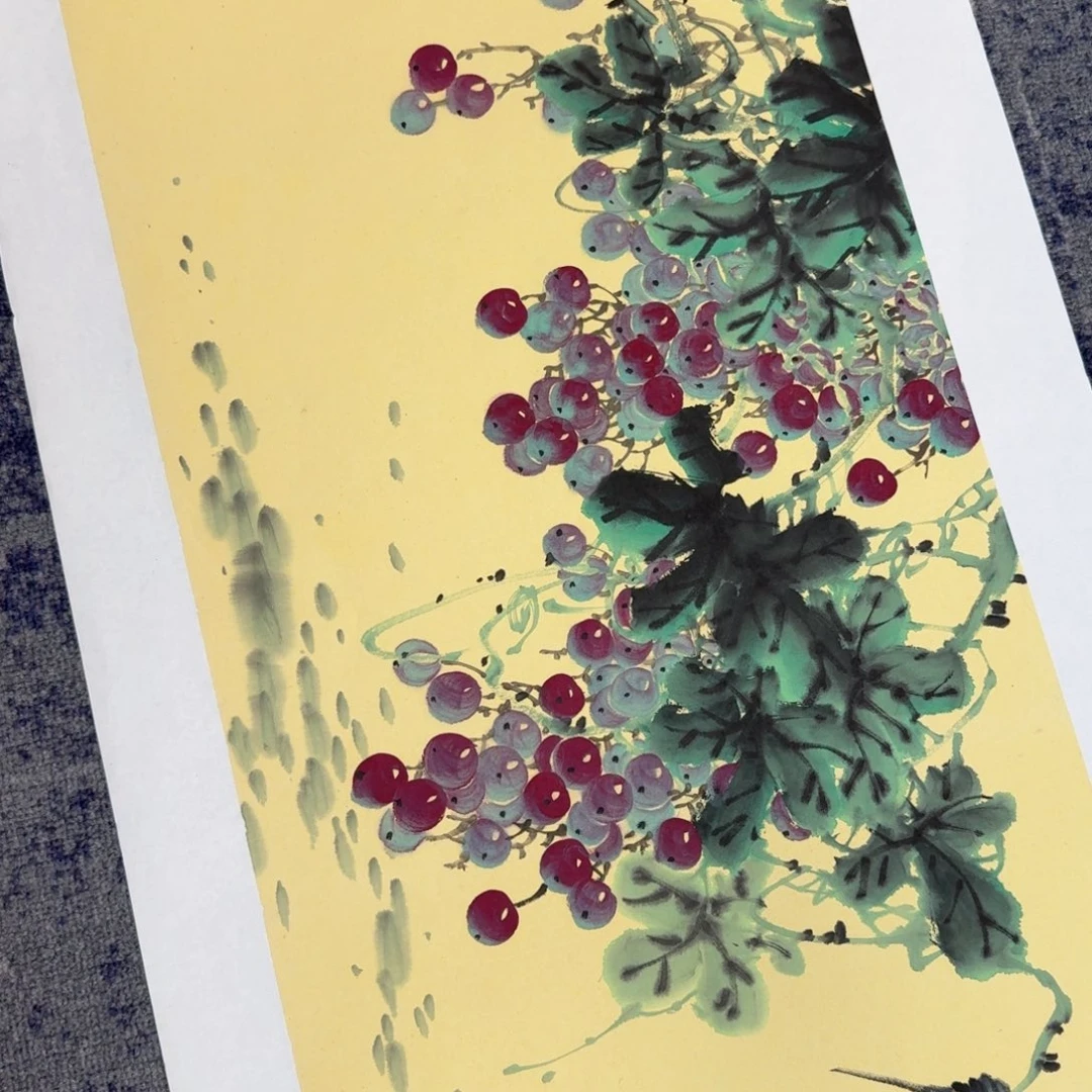 国画国画作品山水花鸟