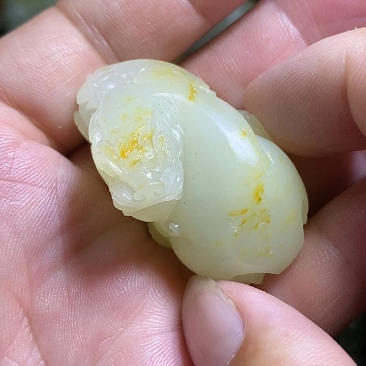 和田玉未镶嵌吊坠(不含链)