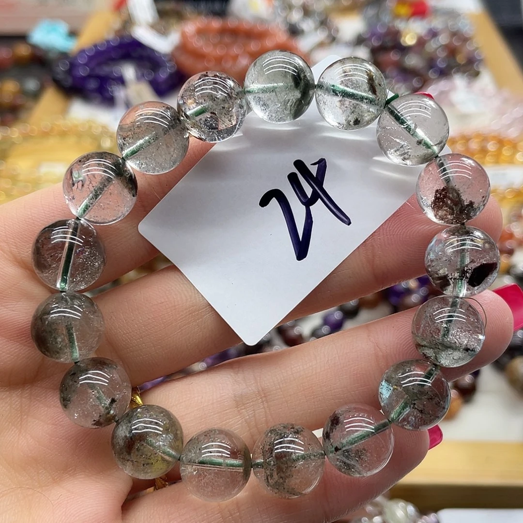 未镶嵌水晶手链天然