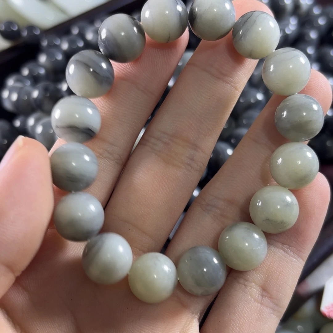 卡***蓝和田玉未镶嵌手链拍十发一469