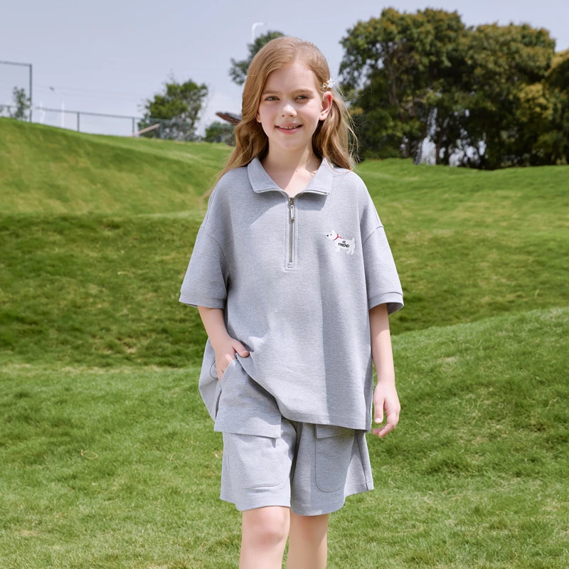 1907女童夏季套装2025新款儿童洋气韩版两件套中大童休闲运动童装