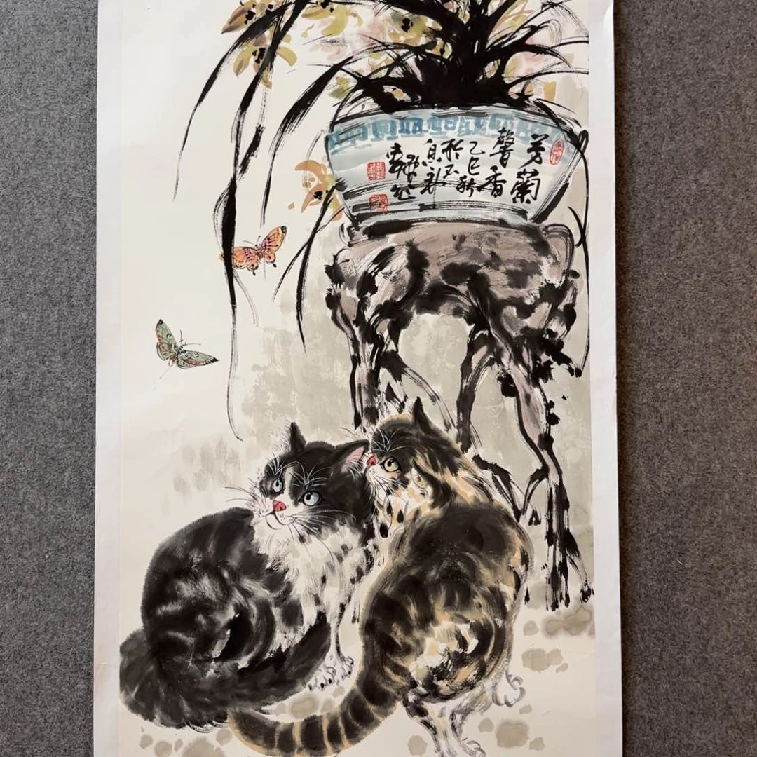 国画娄鹏老师手绘作品