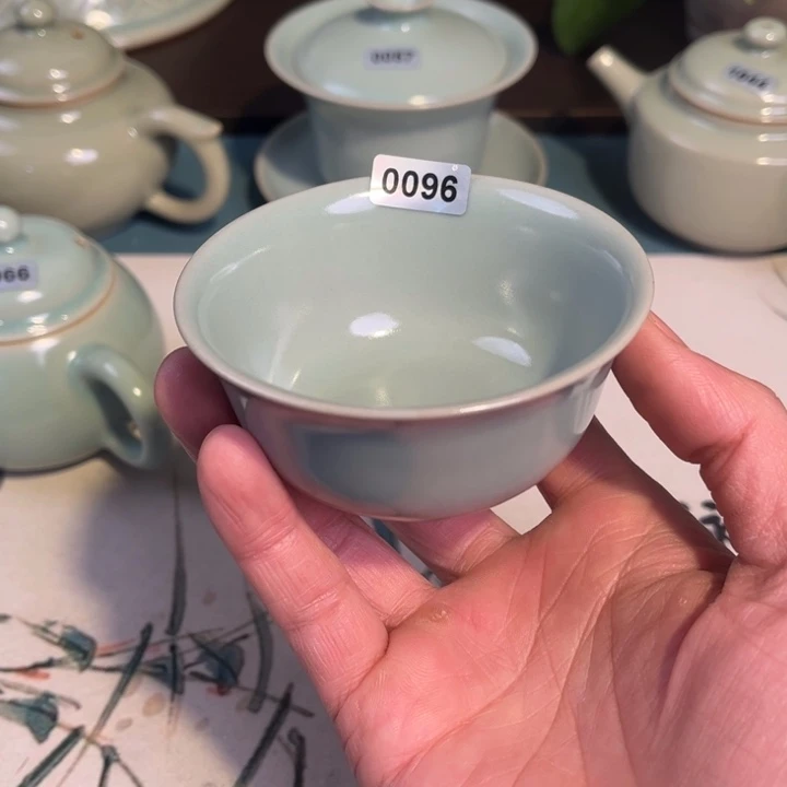 @***星瓷杯子0096 青鸾汝瓷汝州发货