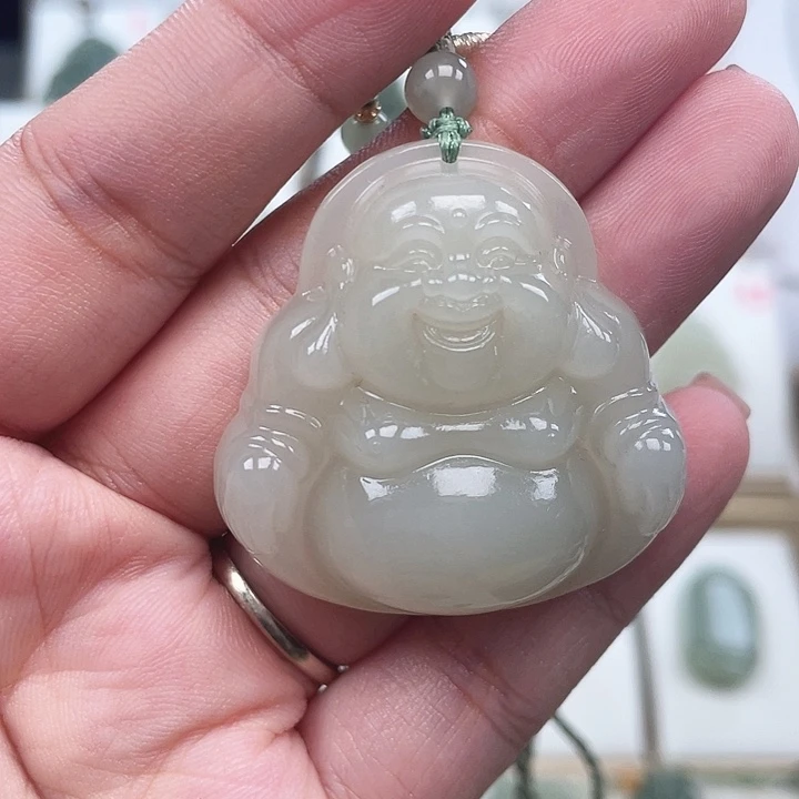 颈饰未镶嵌和田玉周*40