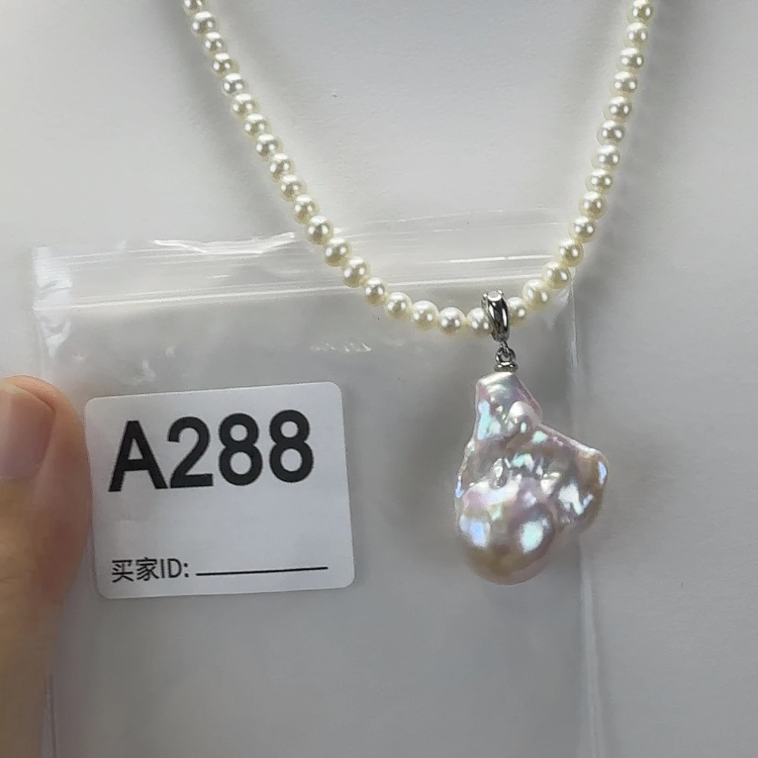 吊坠(不含链)淡水珍珠合金