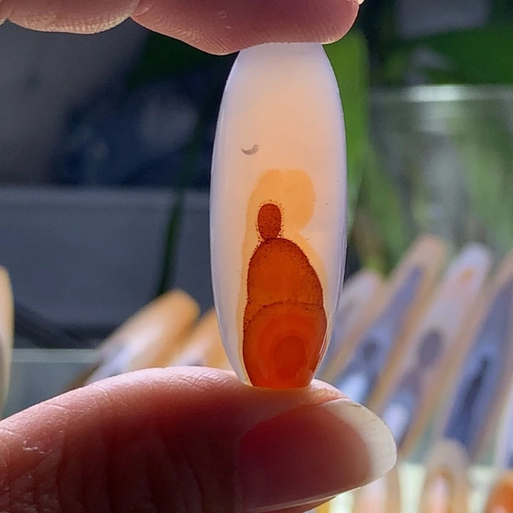 未镶嵌玛瑙/玉髓珠宝半成品23